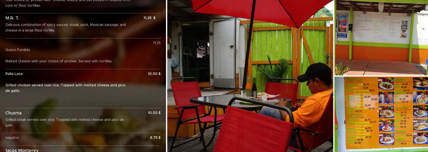 MR TACO Menu