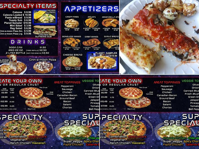 YR Pizza Planet-Reedley Menu