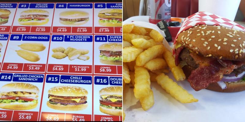 Super Burger Drive-In Menu