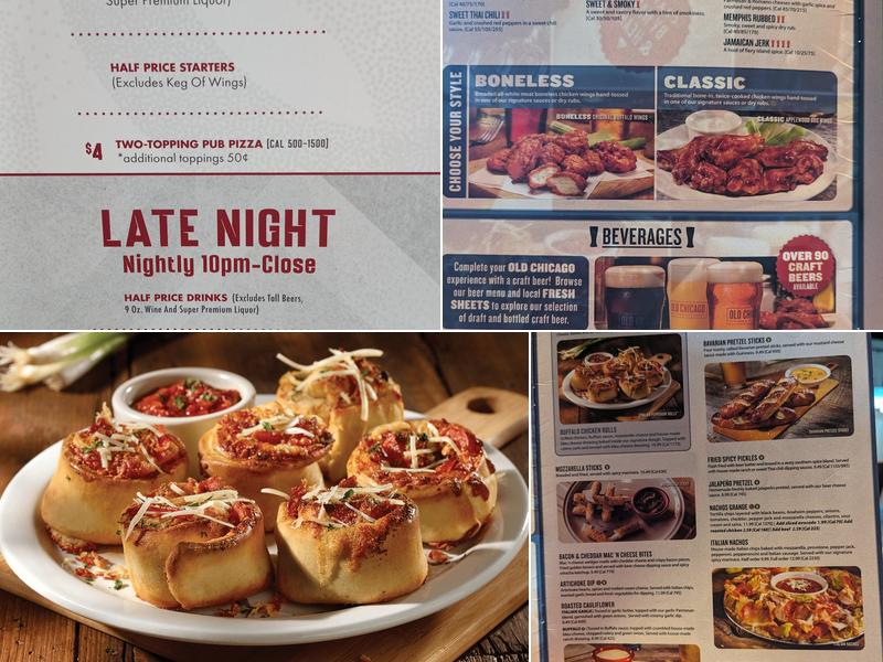 Old Chicago Pizza + Taproom Menu