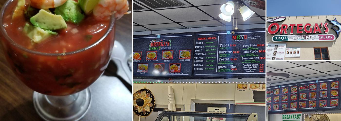 Ortega's Taqueria Menu