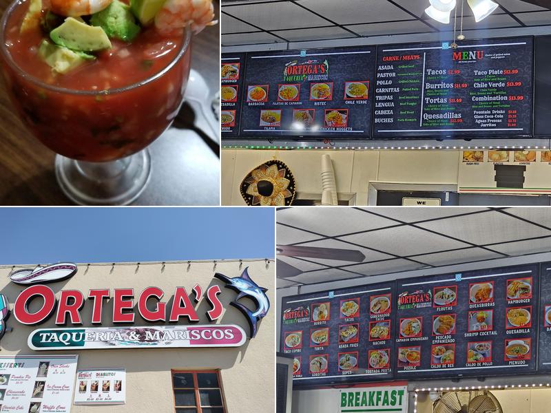 Ortega's Taqueria Menu