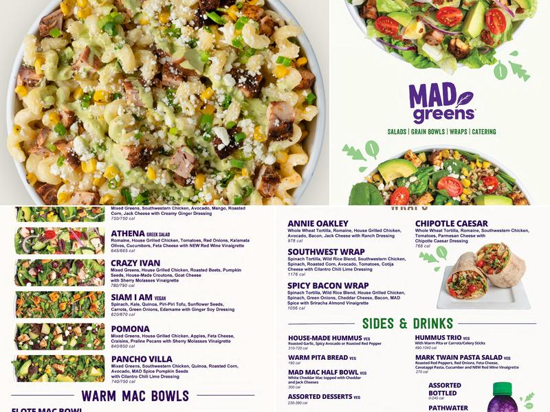 MAD Greens - Littleton Southwest Plaza Menu