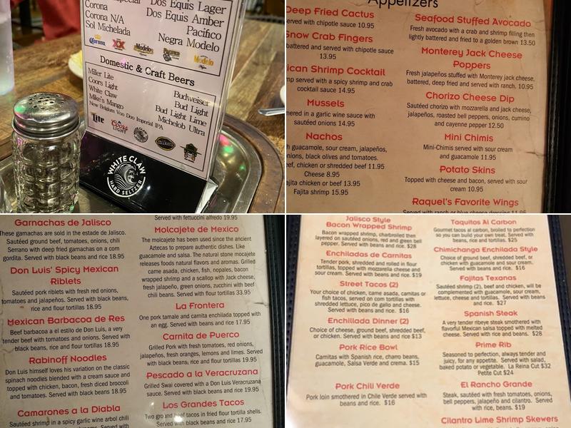 Don Luis Restaurant Menu