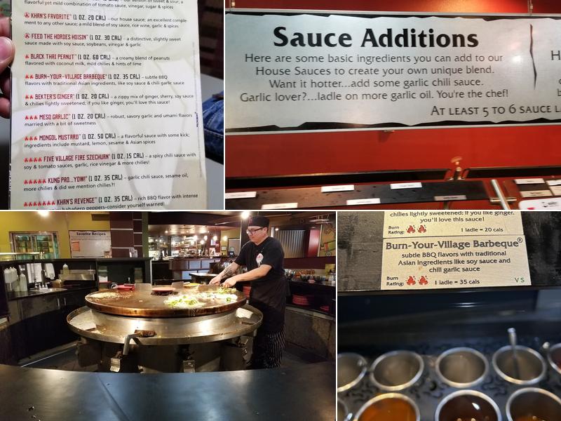 HuHot Mongolian Grill Menu