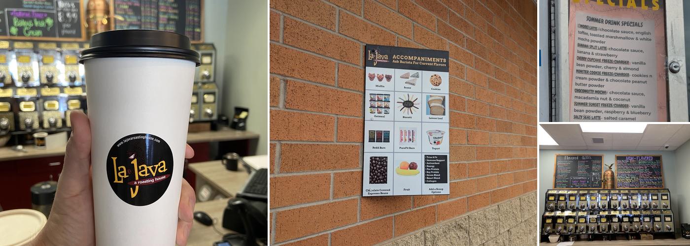 LaJava Roasting House Menu