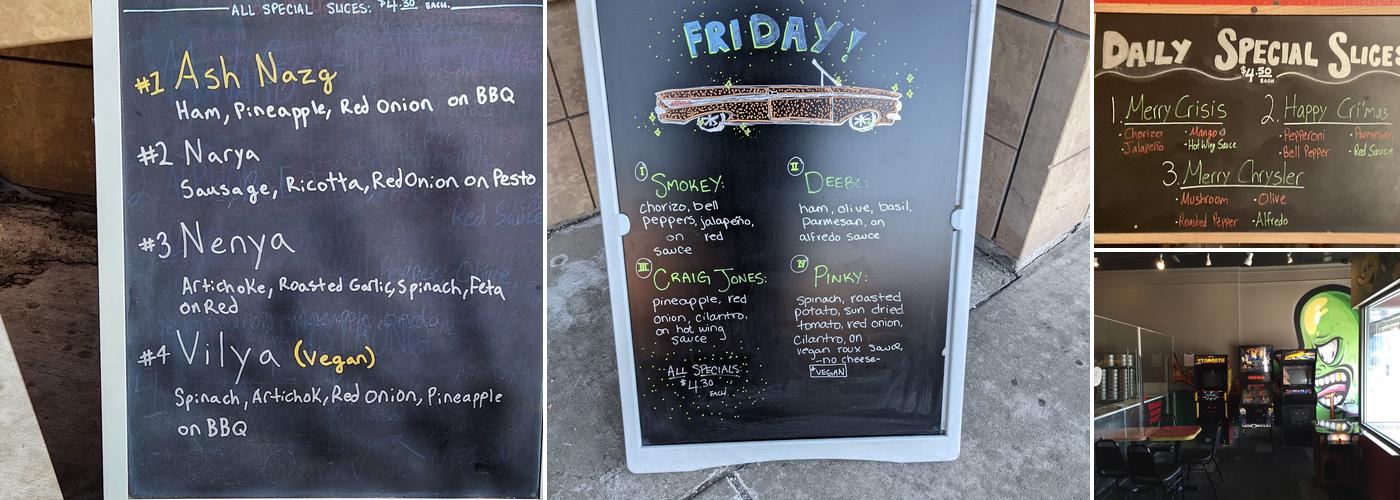 Pie Hole Menu