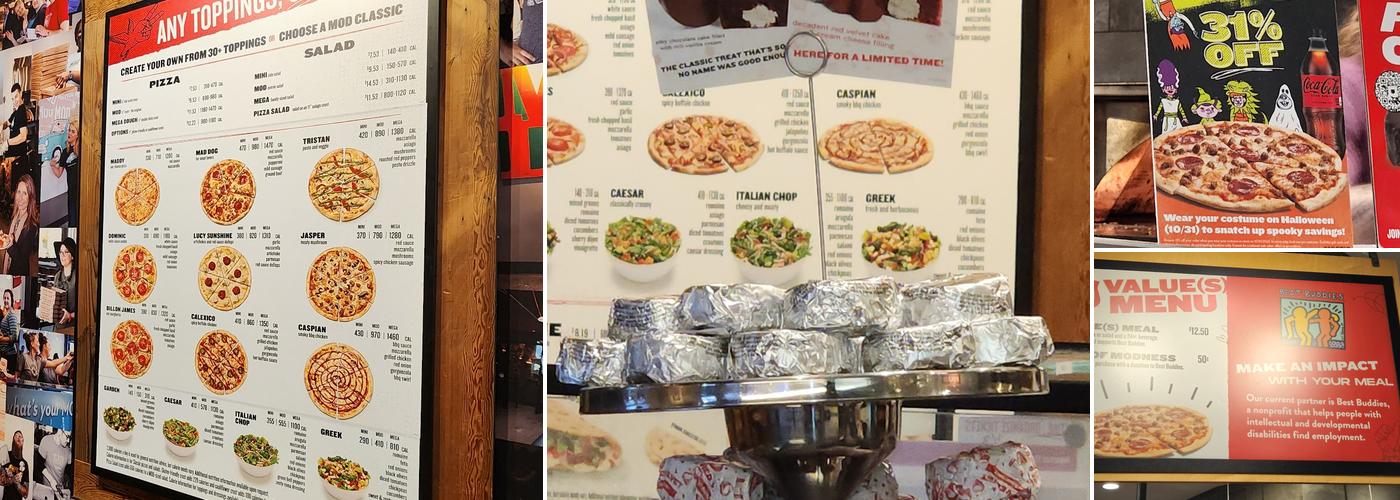 MOD Pizza Menu