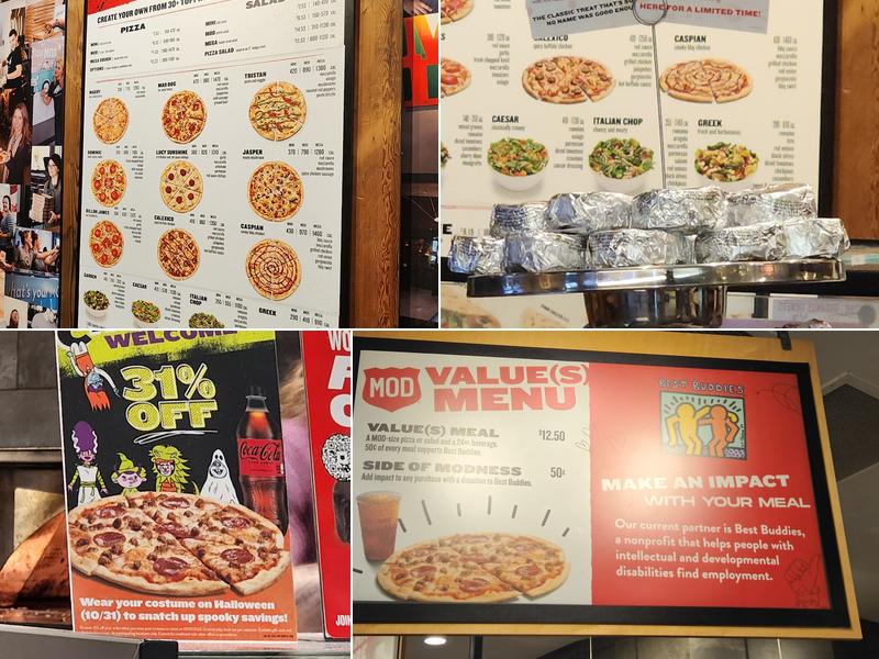MOD Pizza Menu