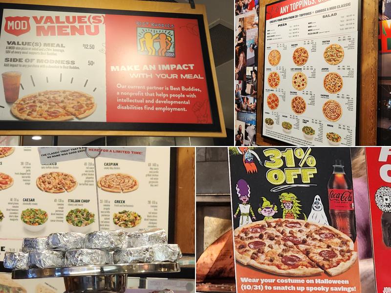 MOD Pizza Menu
