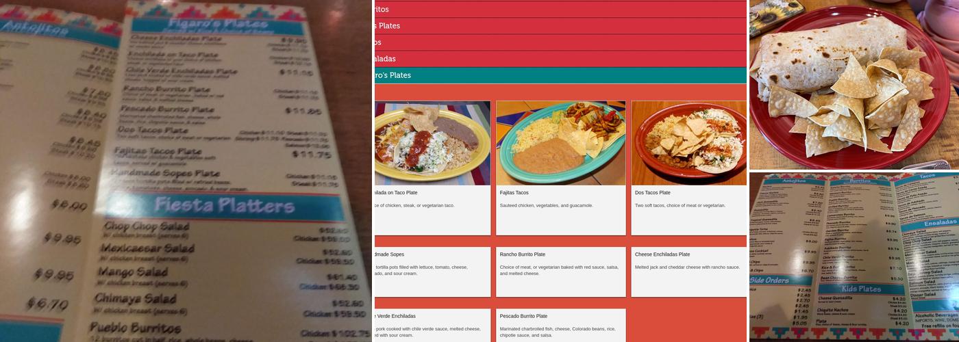 Figaro's Méxican Grill Menu