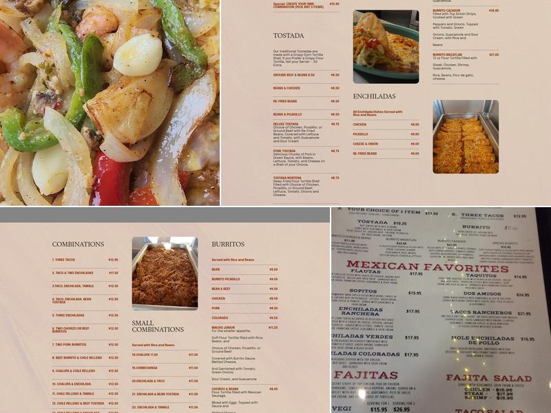 El Cazador Menu