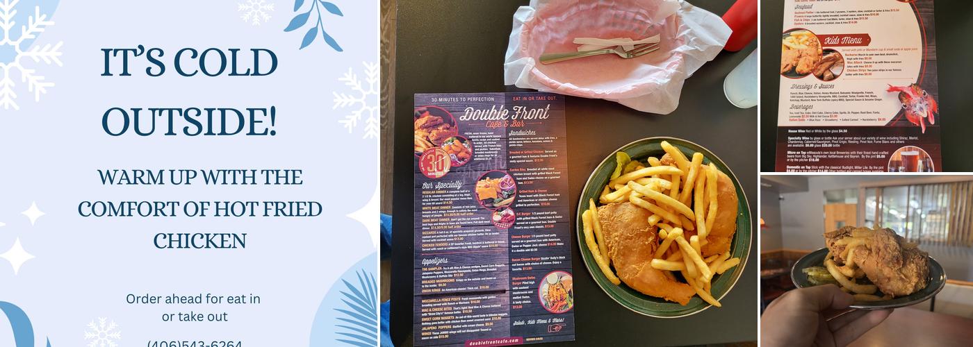 Double Front Cafe & Bar Menu