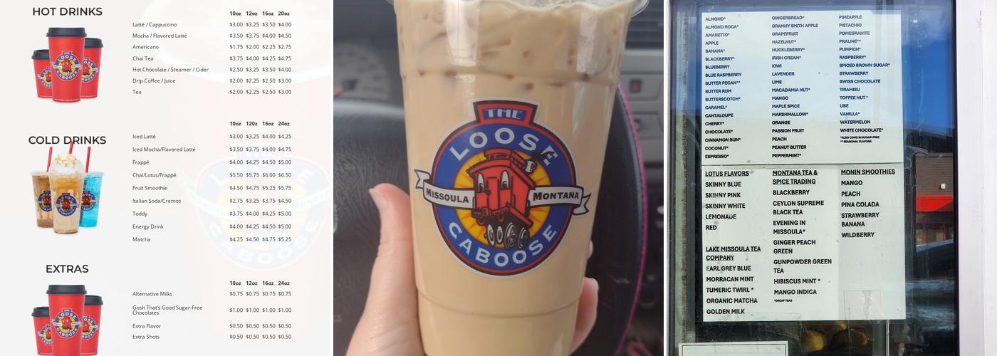 Loose Caboose Menu