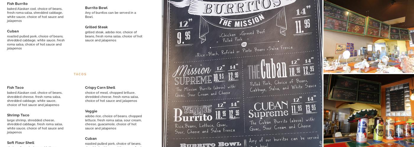 Taco Del Sol Menu