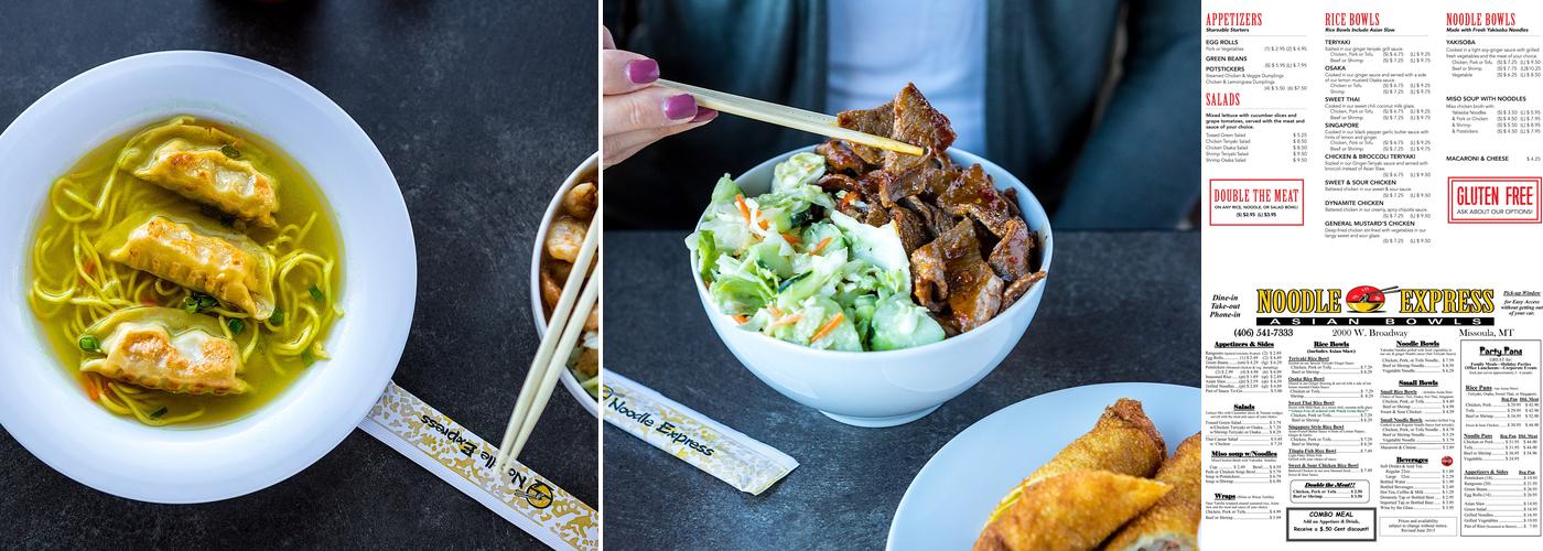 Noodle Express Menu