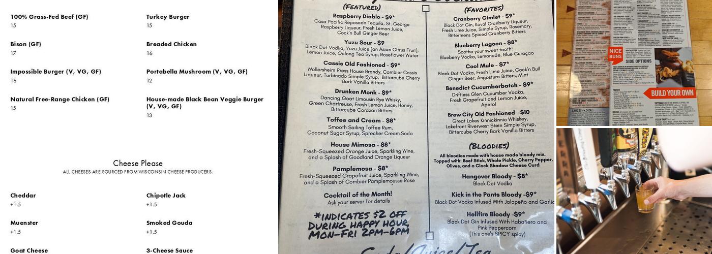 Stack'd Burger Bar Menu