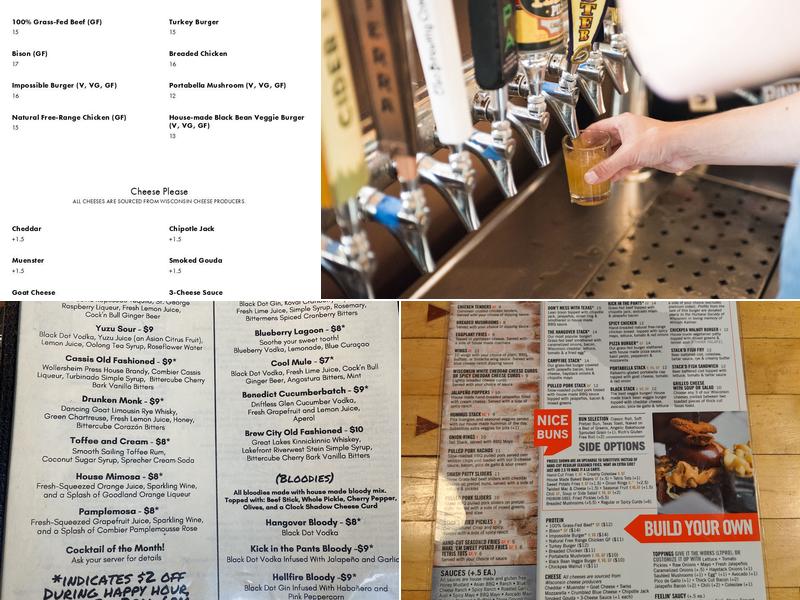 Stack'd Burger Bar Menu