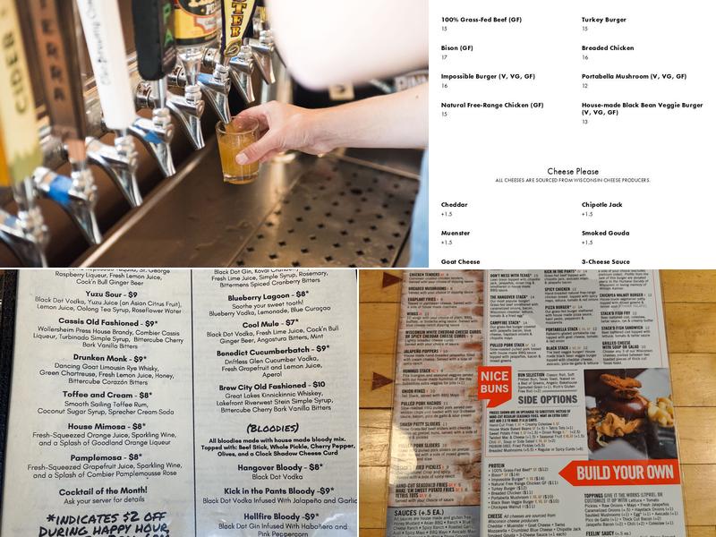 Stack'd Burger Bar Menu