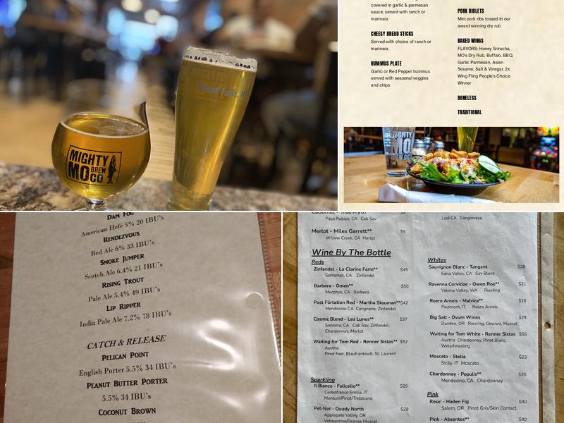 Mighty Mo Brewing Co Menu