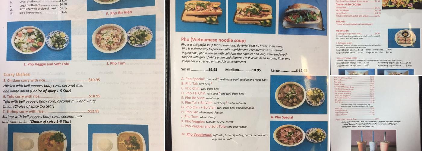 Mongolian BBQ Menu