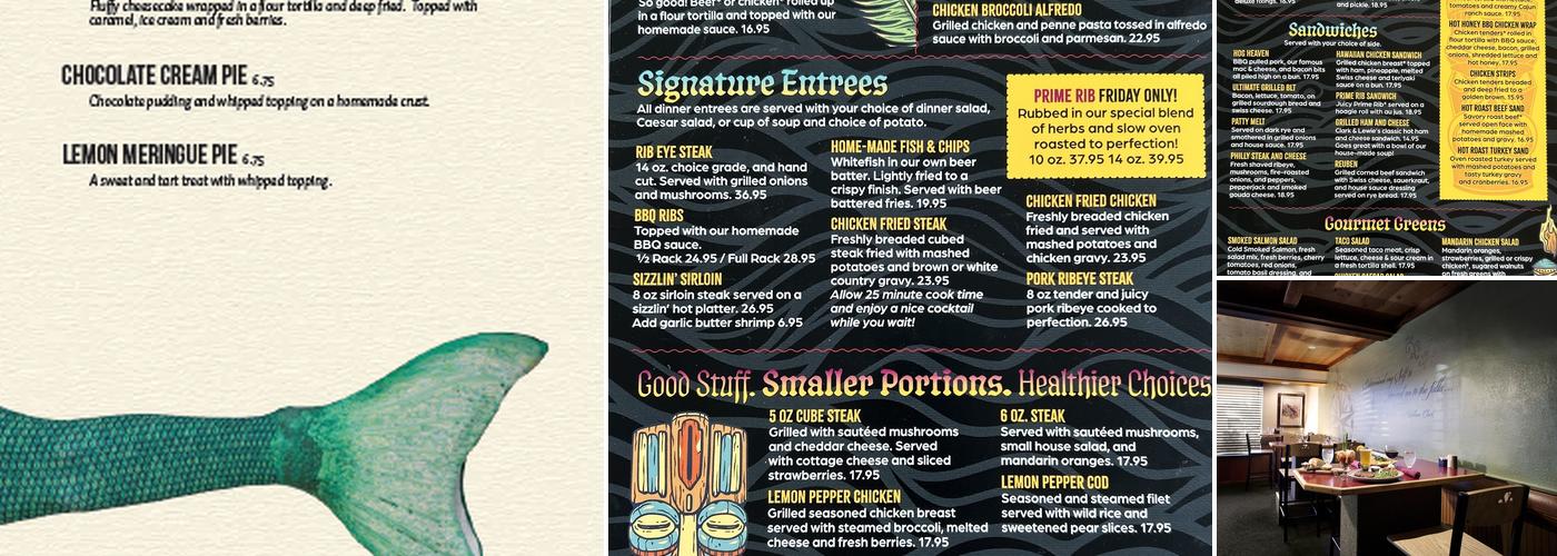 Clark & Lewie's Restaurant Menu