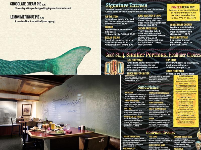 Clark & Lewie's Restaurant Menu