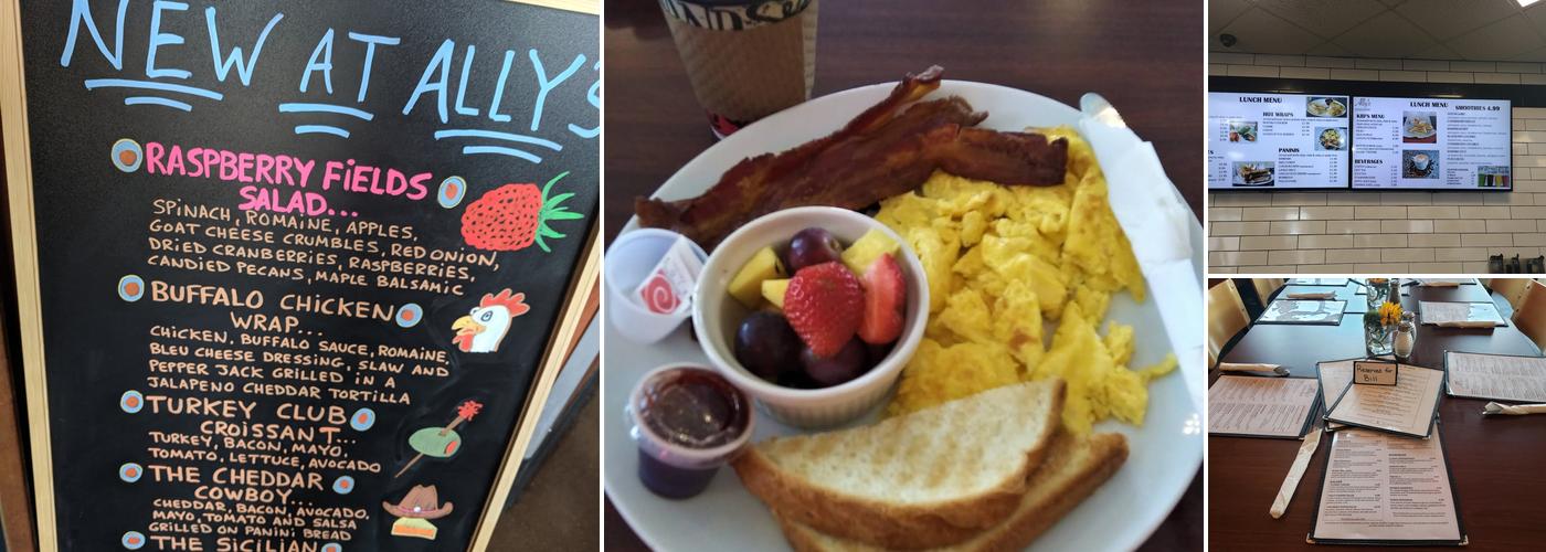 Ally's Bistro Menu
