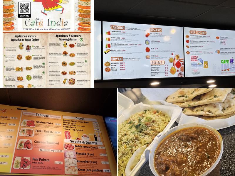 Cafe India Menu