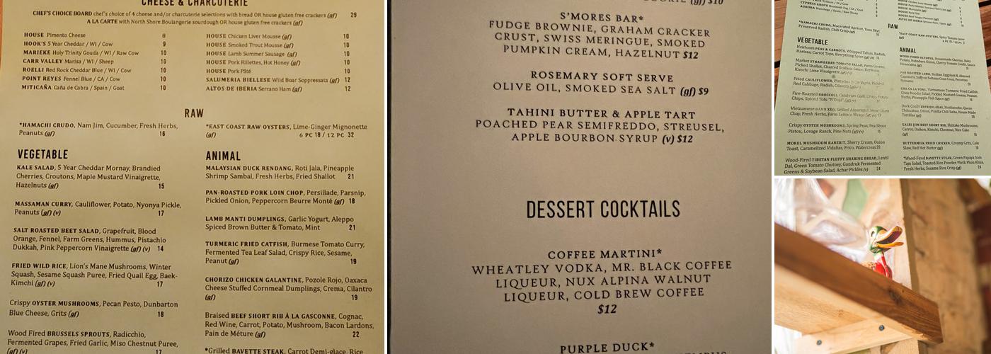 Odd Duck Menu