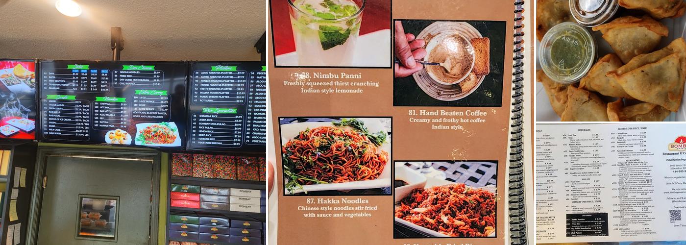 Bombay Sweets Menu