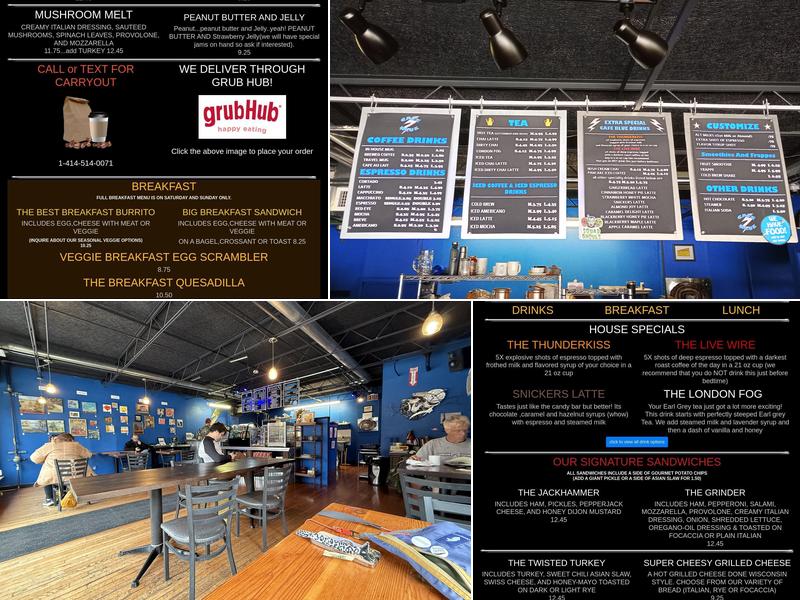 Cafe Blue Menu