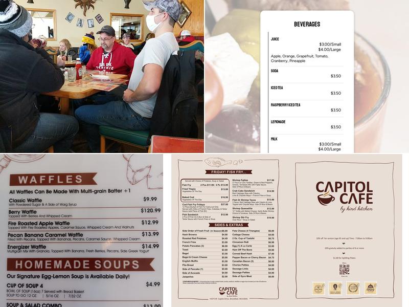Capitol Cafe Menu