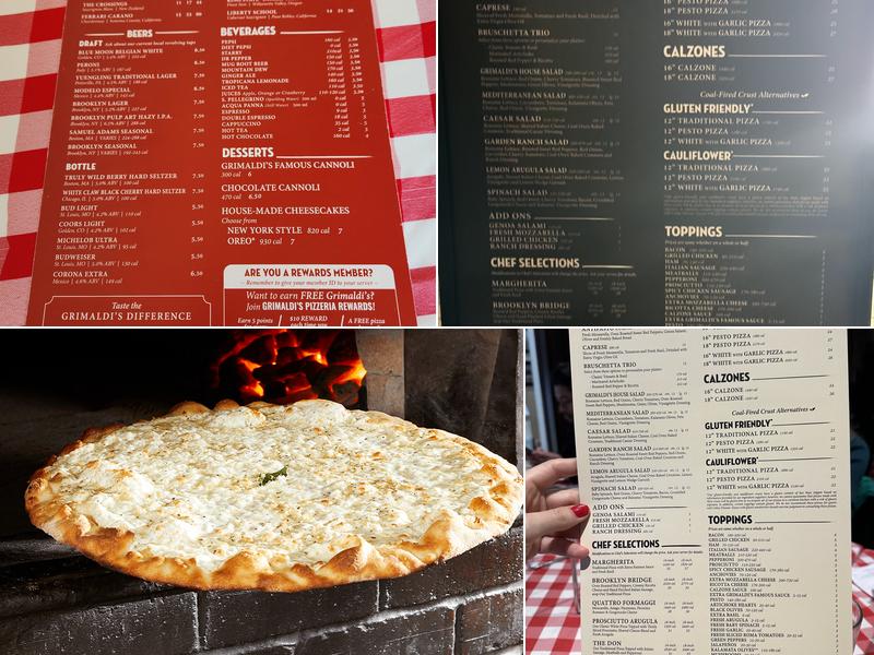 Grimaldi's Pizzeria Menu