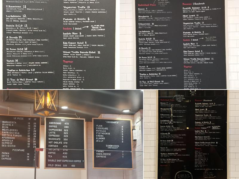Neapolitan Express Menu