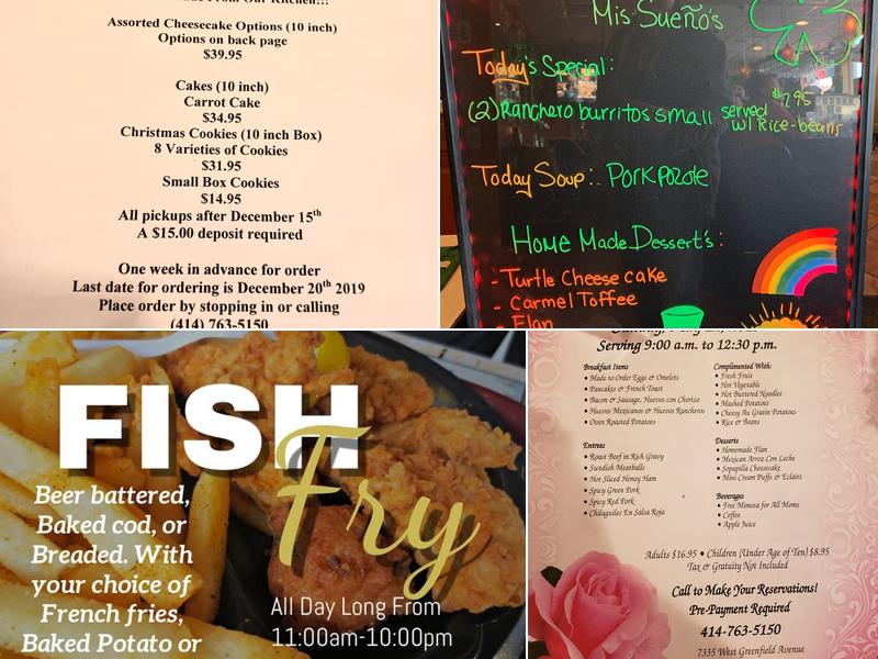 Mis Sueños Menu