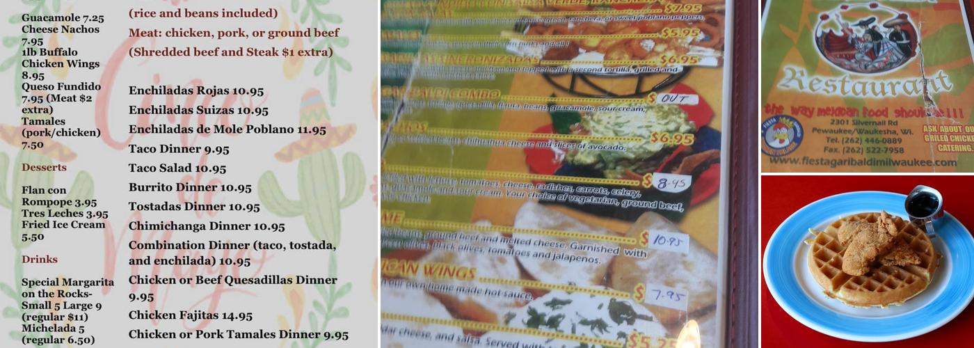 Plaza Garibaldi Menu