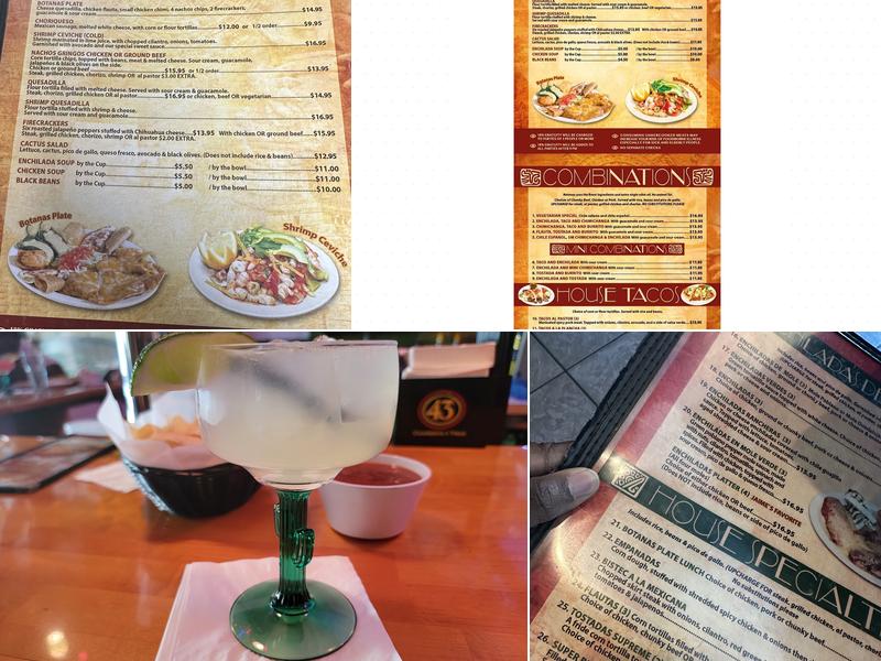 Botanas Restaurant Menu