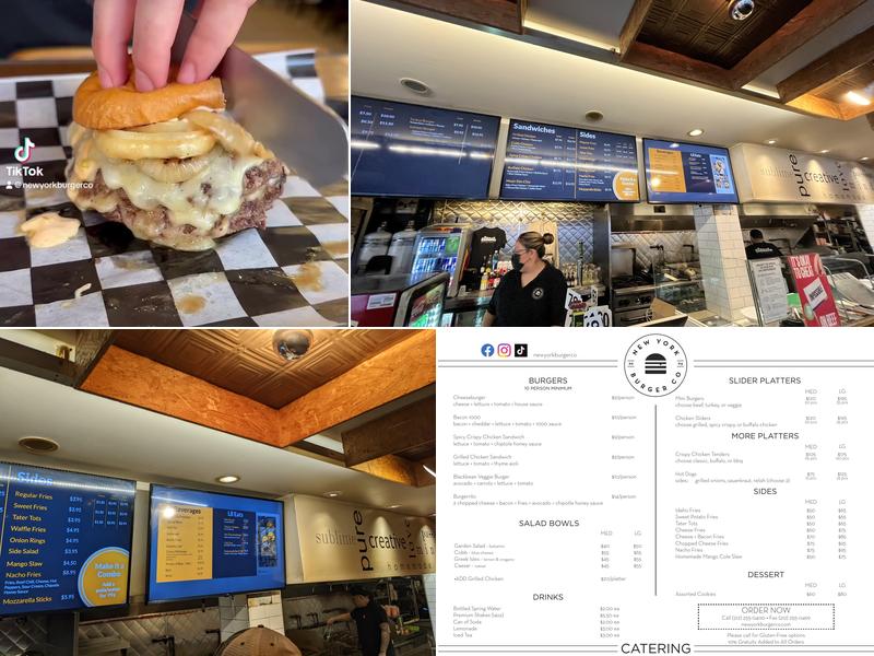 New York Burger Co. Menu