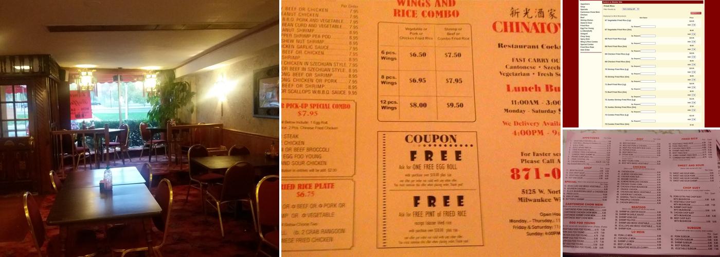 China Town Restaurant Menu
