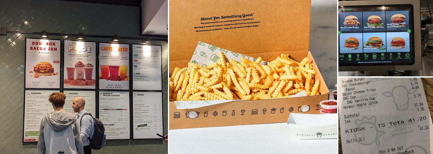 Shake Shack Fulton Transit CTR - Manhattan Menu