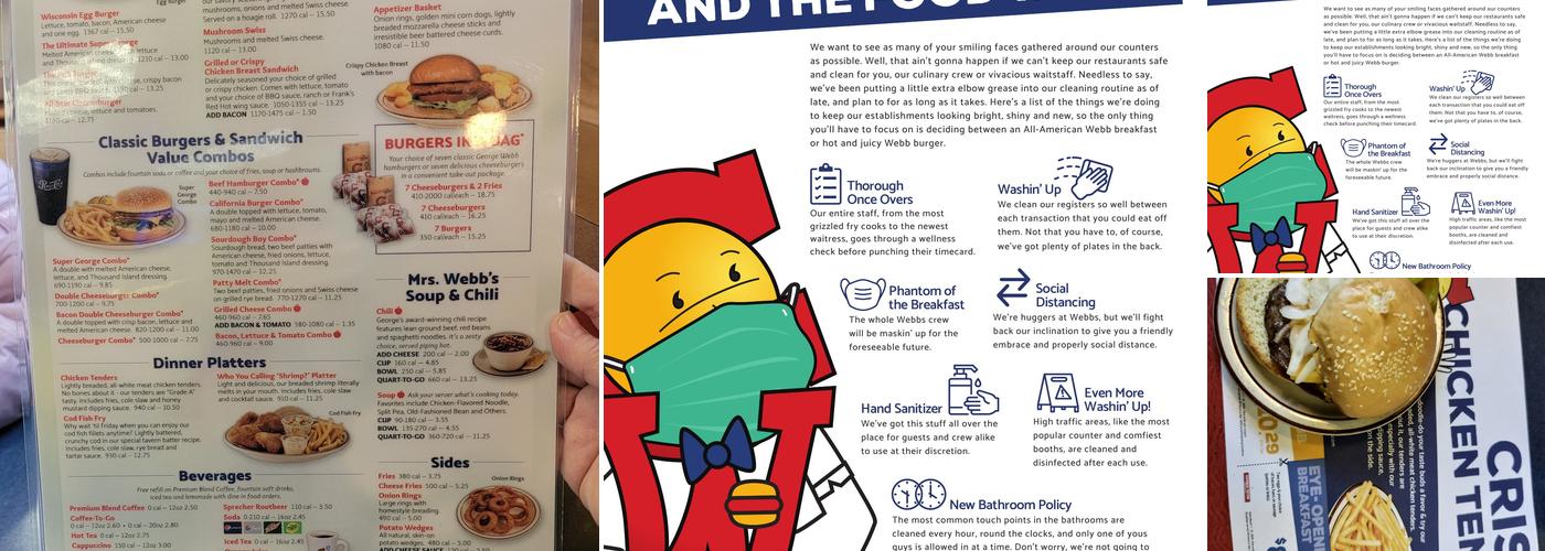 George Webb Restaurant Menu