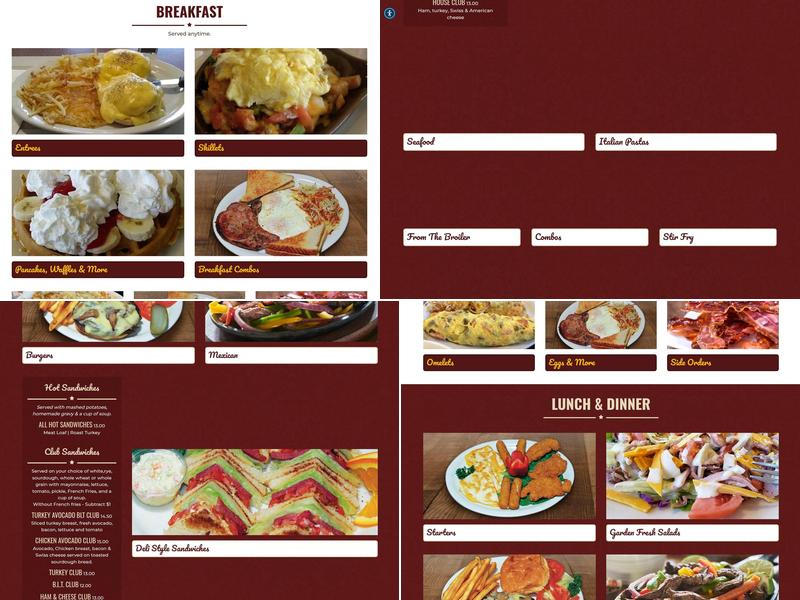 Pegasus Restaurant Menu