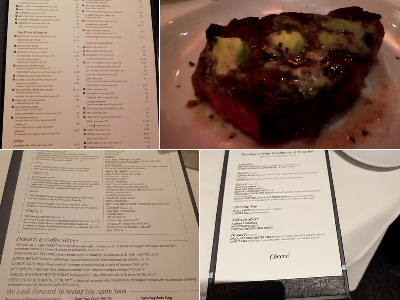 Fleming’s Prime Steakhouse & Wine Bar Menu