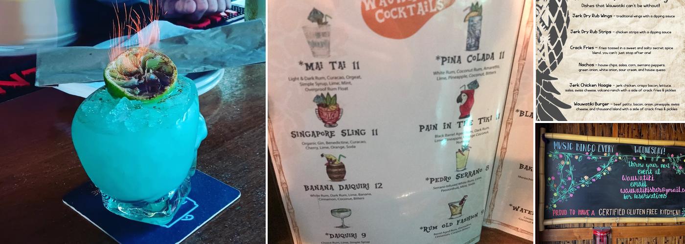 Wauwatiki Bar & Grill Menu