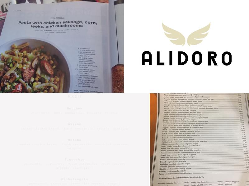 ALIDORO Menu