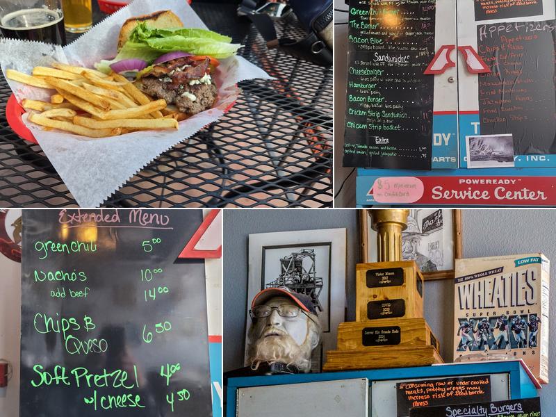 1899 Mining Claim and Saloon Menu