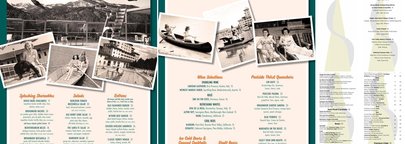 Restaurant 1858 Menu