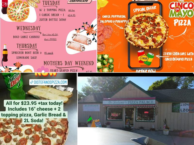 Di Stefano's Pizza Palace Menu