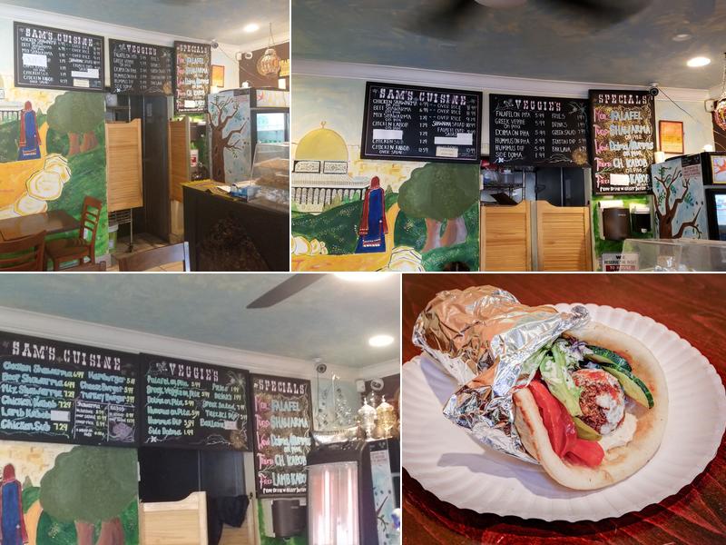 Sam's Restaurant Menu